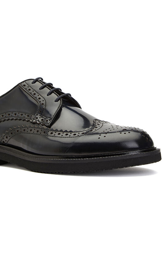 Lacivert Günlük Rahat Erkek Deri Ayakkabı