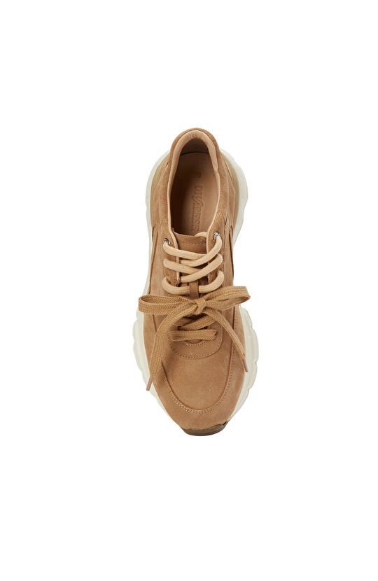 Kum Günlük Rahat Kadın Deri Sneaker