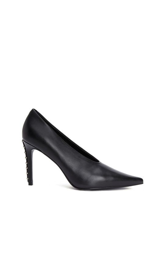 Siyah Rahat Süet Stiletto