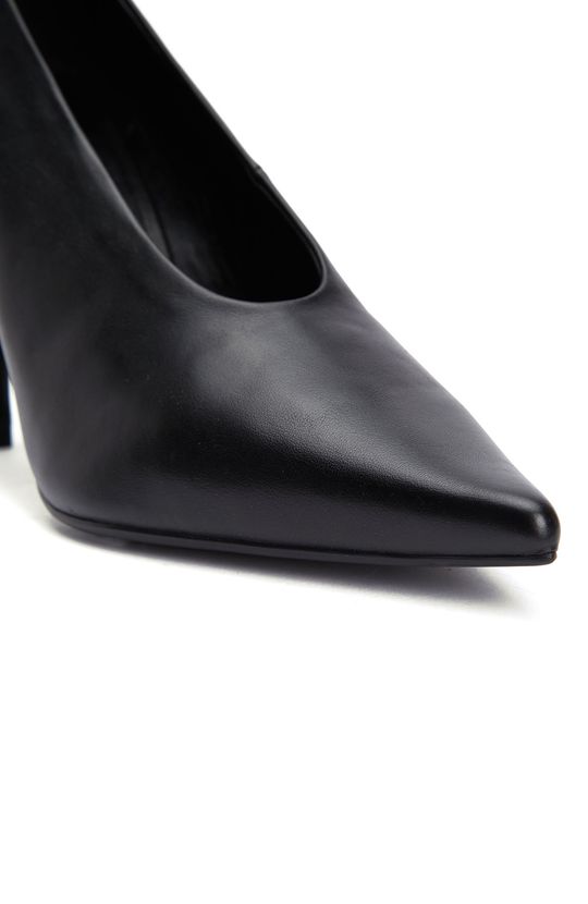 Siyah Rahat Süet Stiletto