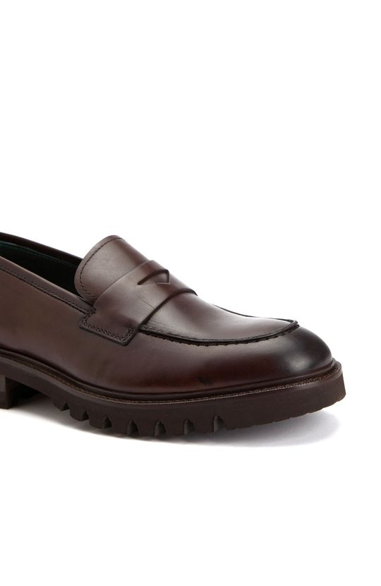 Brown Men's Leather Loafer