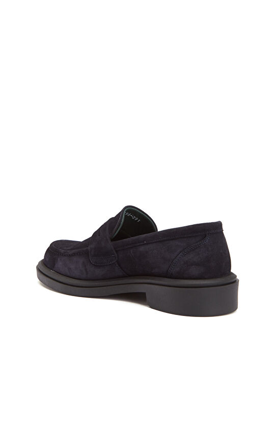 Lacivert Erkek Süet Loafer