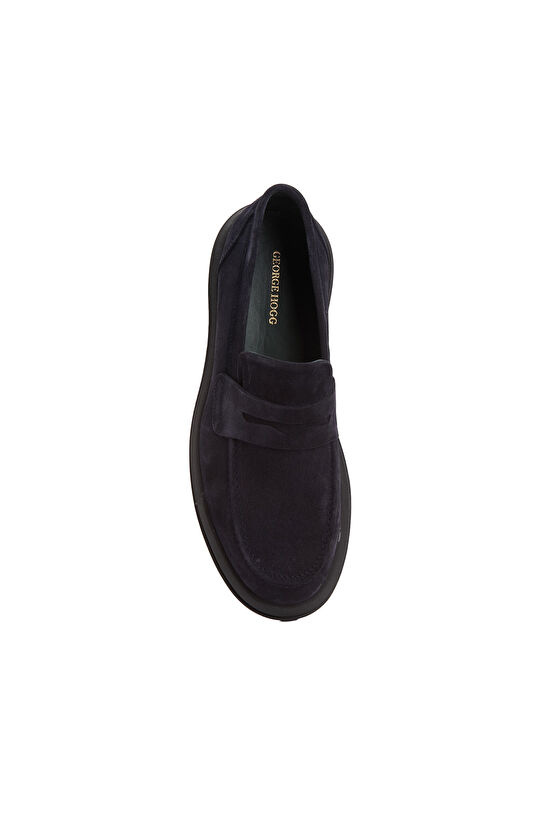 Lacivert Erkek Süet Loafer