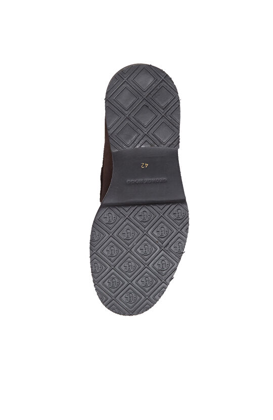 Kahverengi Erkek Süet Loafer