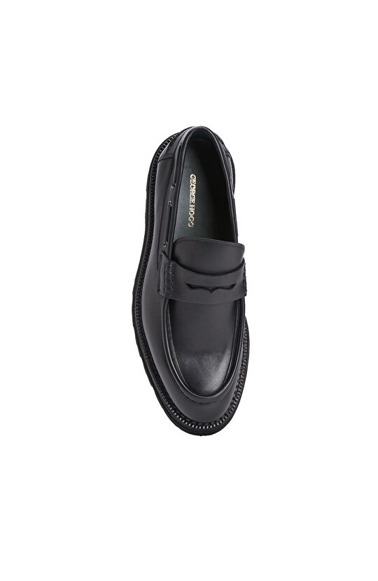 Siyah Erkek Deri Loafer