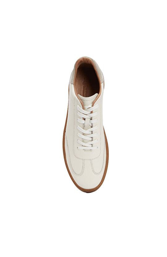 Kırık Beyaz Erkek Floter Sneaker
