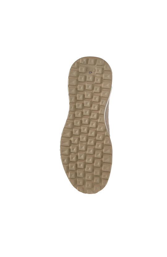 Ekru Bej Günlük Rahat Erkek Süet Sneaker