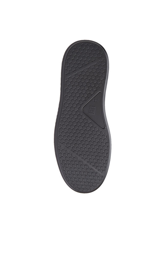 Siyah Günlük Rahat Erkek Deri Sneaker