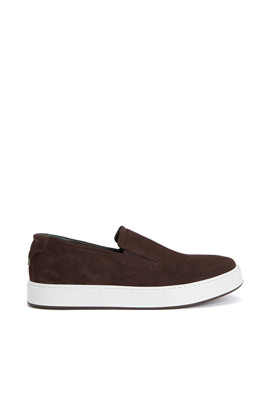 Kahverengi Erkek Süet Loafer
