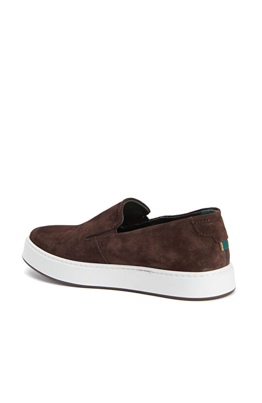 Kahverengi Erkek Süet Loafer