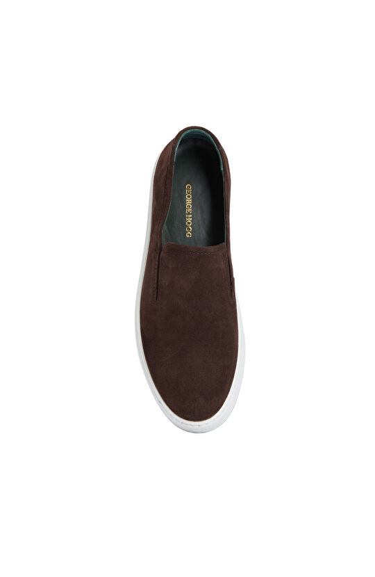 Kahverengi Erkek Süet Loafer