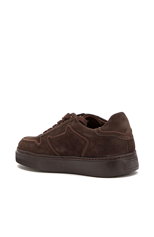 Kahverengi Erkek Nubuk Sneaker