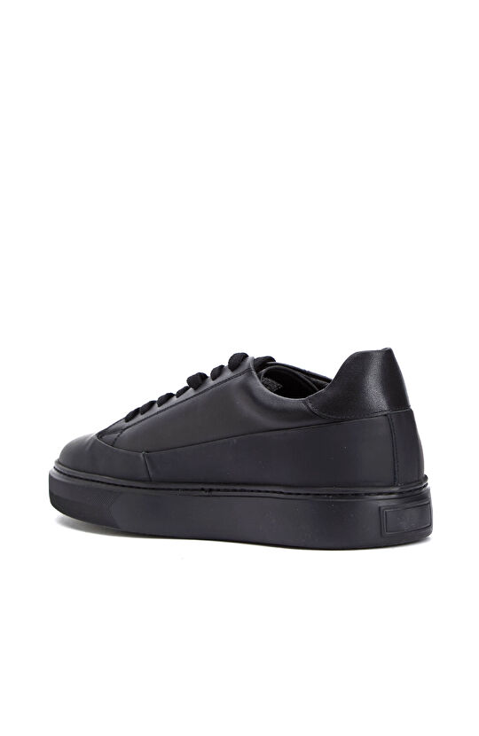 Siyah Erkek Deri Sneaker