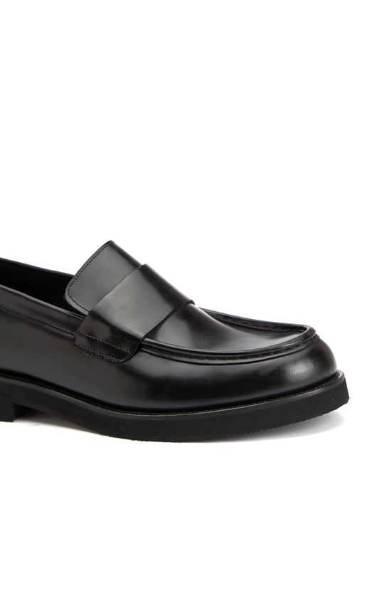 Siyah Erkek Deri Loafer