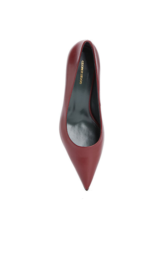 Red Leather Stiletto