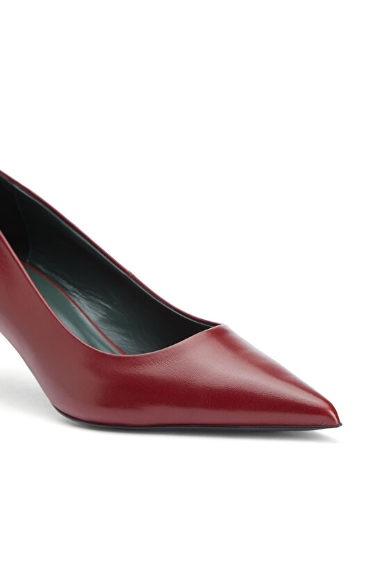 Red Leather Stiletto