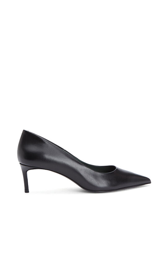 Siyah Deri Stiletto