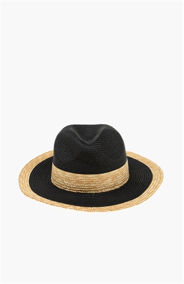 Hasir Siyah Kadın Şapka