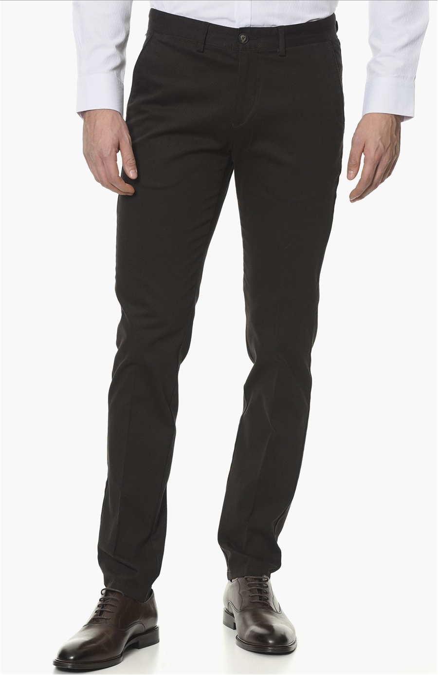 Hogg Tekstil Slım Fit Koyu Kahverengi Pantolon 7002892151