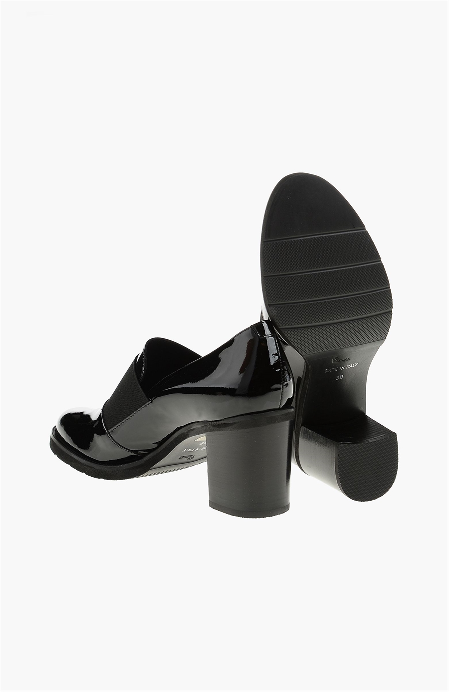 Rugan Siyah Kadın Ayakkabı