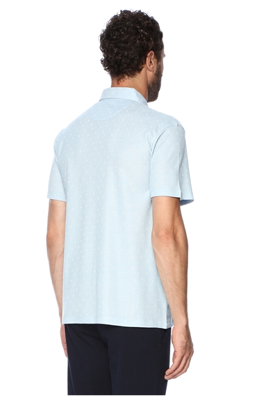 Polo Yaka Slim Fit Açık Mavi Tshirt