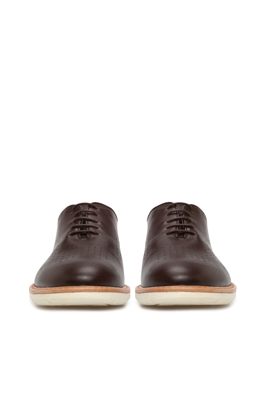Delikli Kahverengi Erkek Ayakkabı