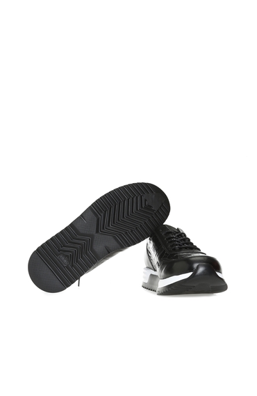 Kroko Siyah Erkek Sneaker