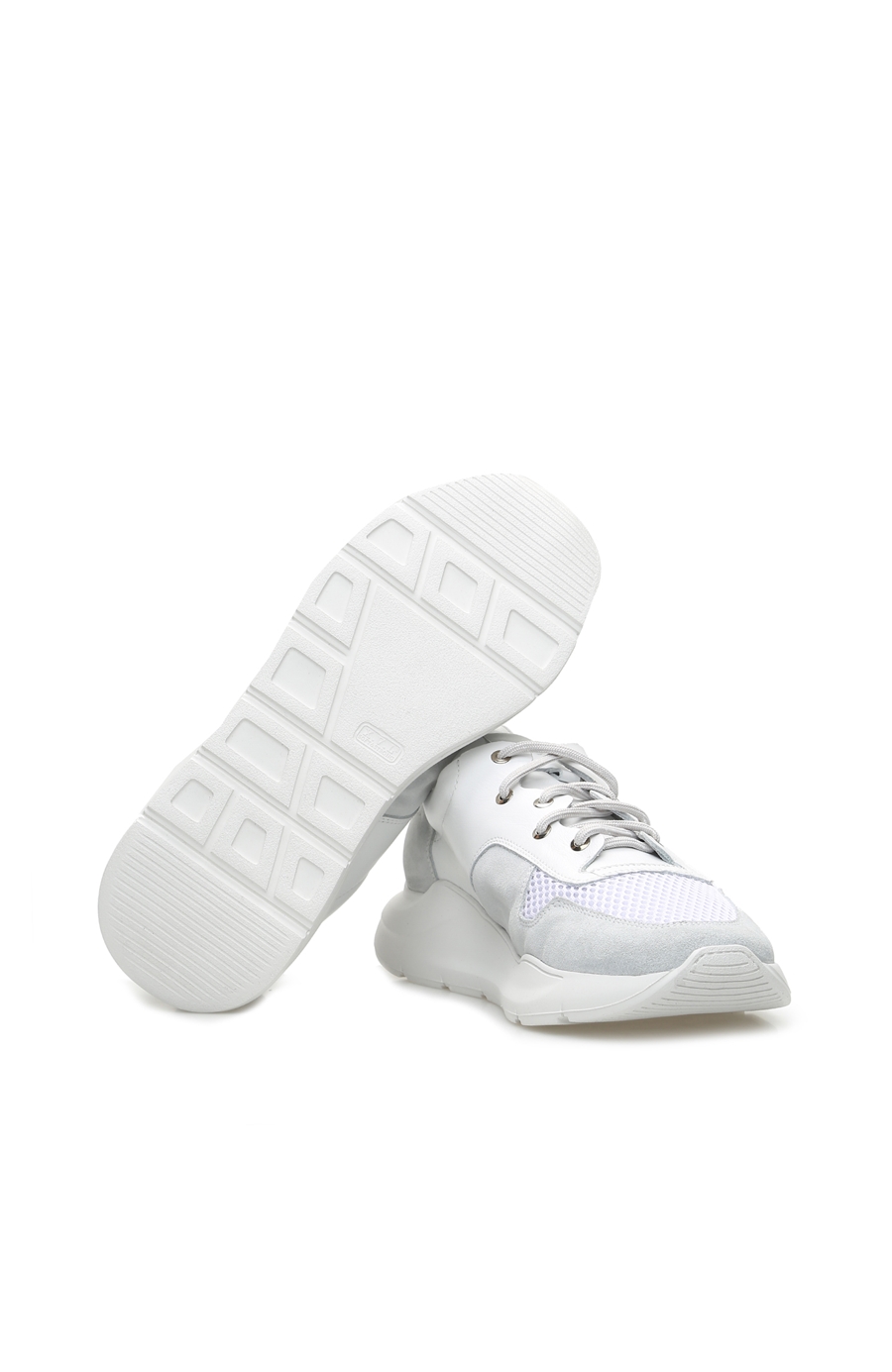 Beyaz Süet Erkek Sneaker