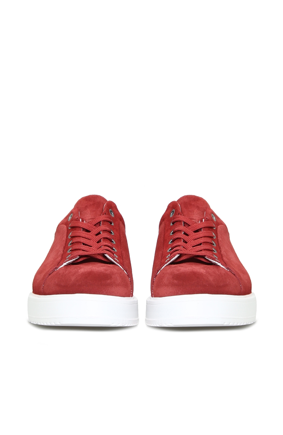 Kırmızı Logolu Süet Erkek Sneaker