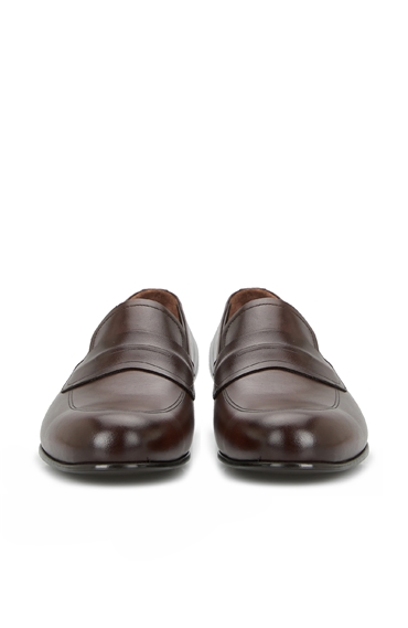 Kahverengi Bant Detaylı Erkek Ayakkabı