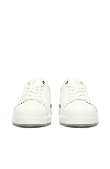 Beyaz Deri Kadın Sneaker
