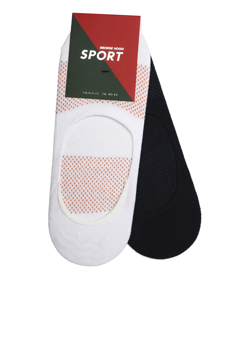 Siyah Beyaz 2li Desenli Erkek Çorap