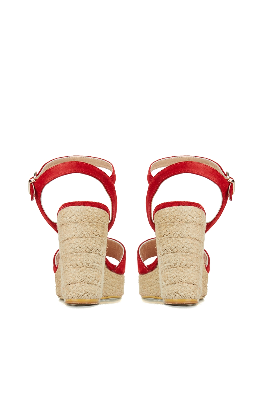 Kırmızı Bantlı Kadın Sandalet
