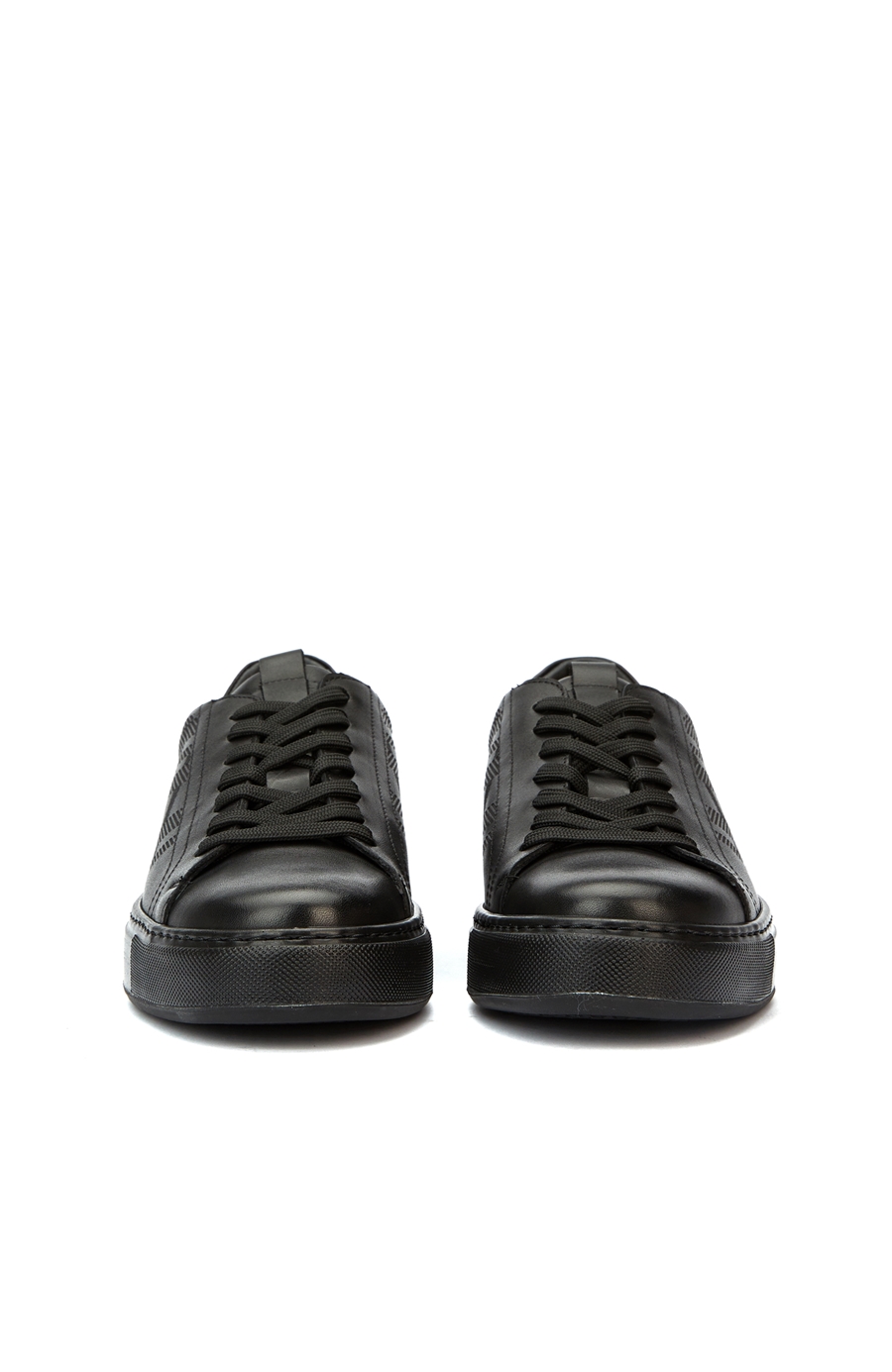 Siyah Desenli Kadın Ayakkabı