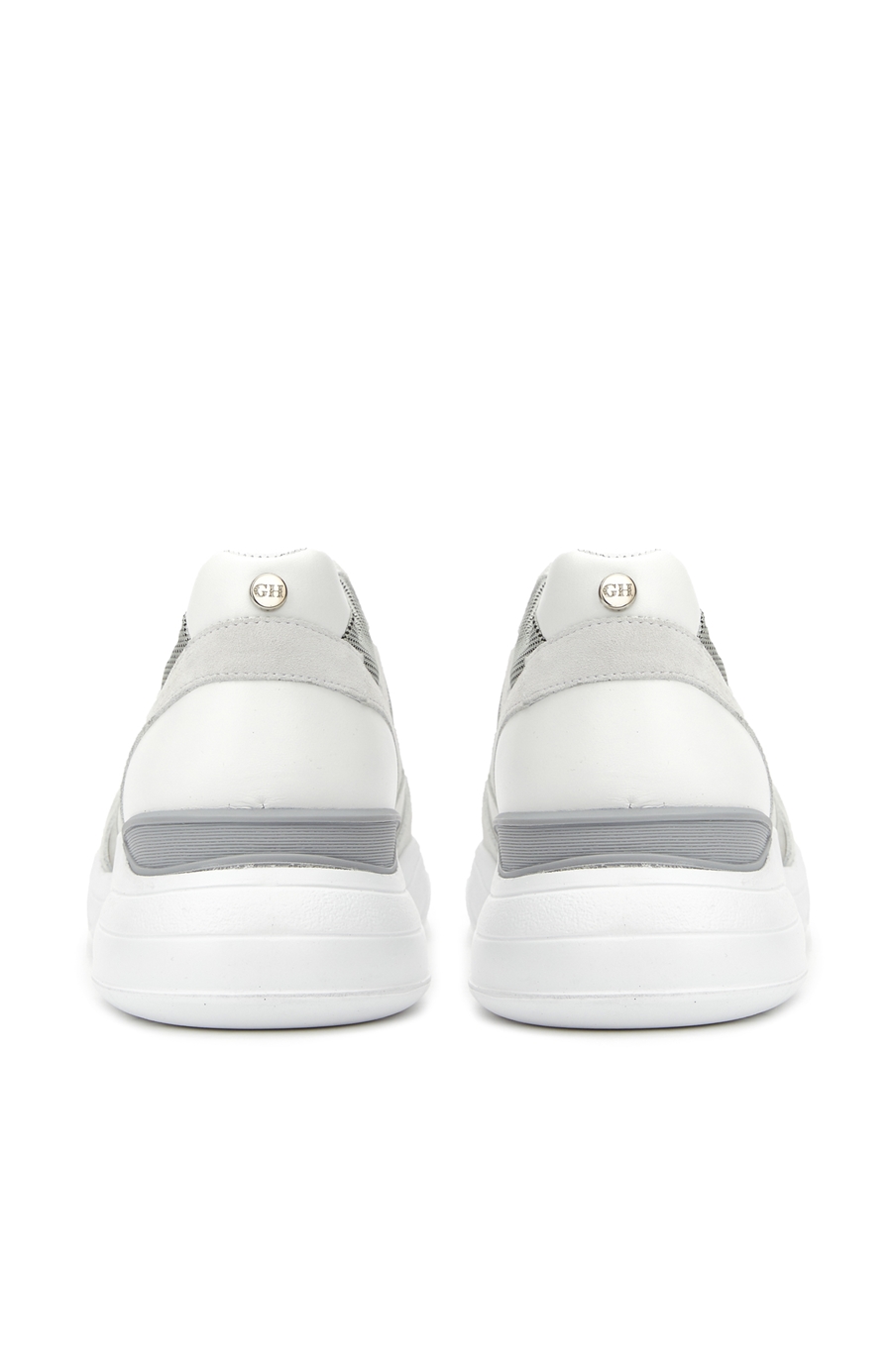 Beyaz Kadın Süet Sneaker