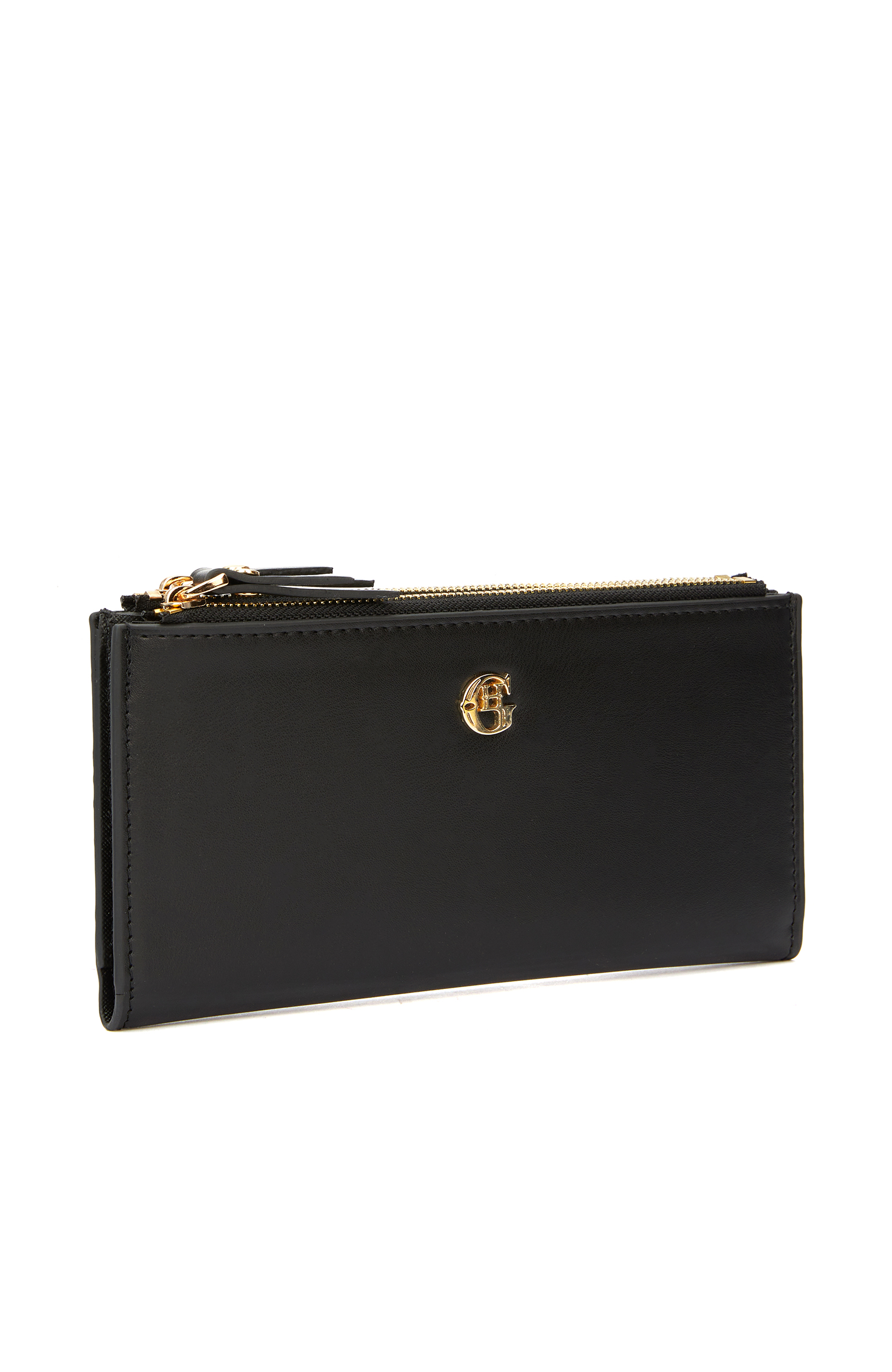 Siyah Logo Detaylı Kadın Cüzdan