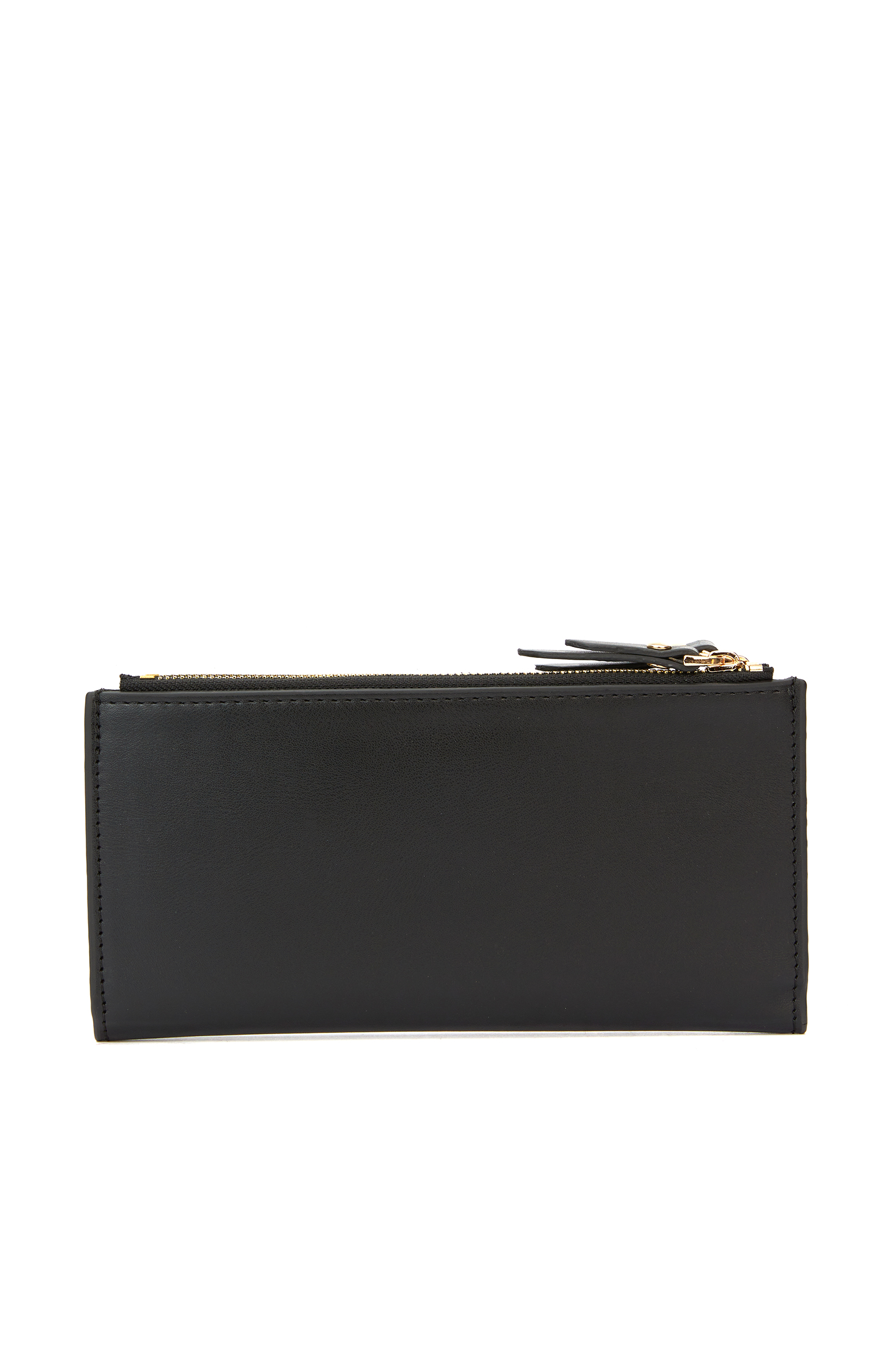 Siyah Logo Detaylı Kadın Cüzdan