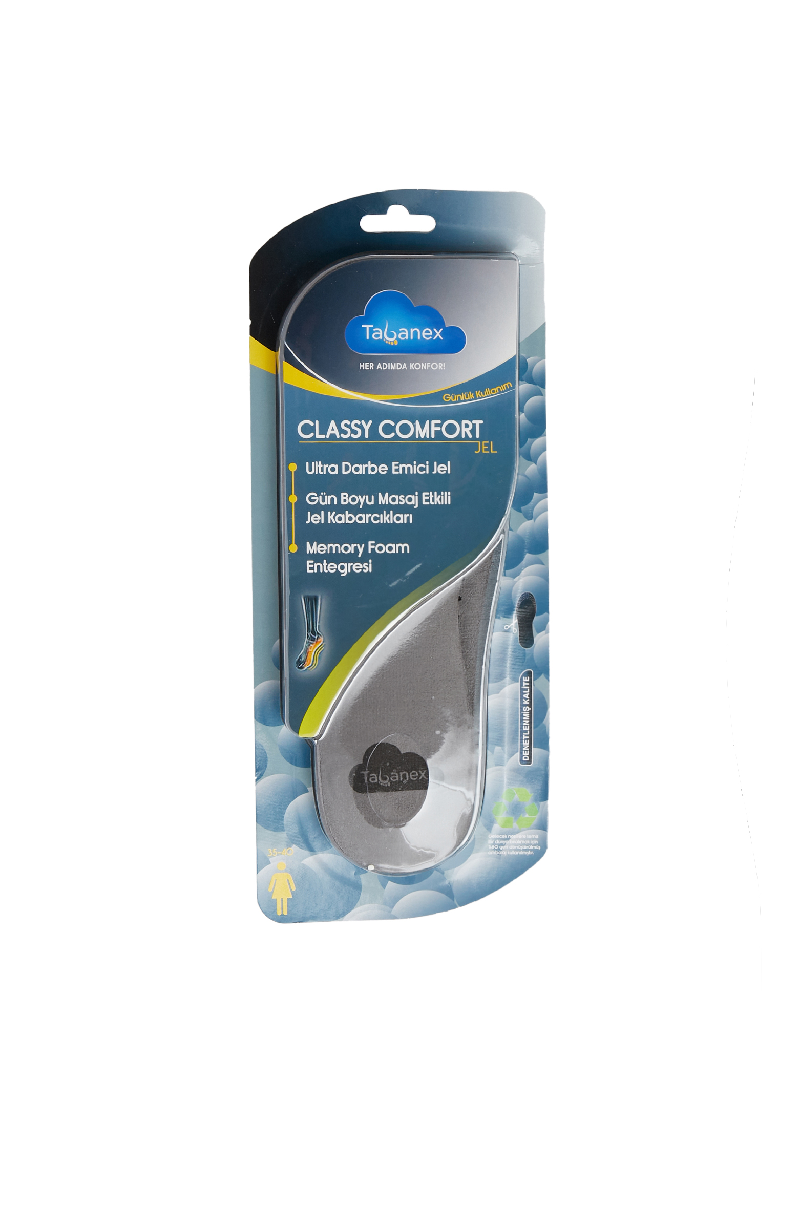 Gri Comfort Jel Taban