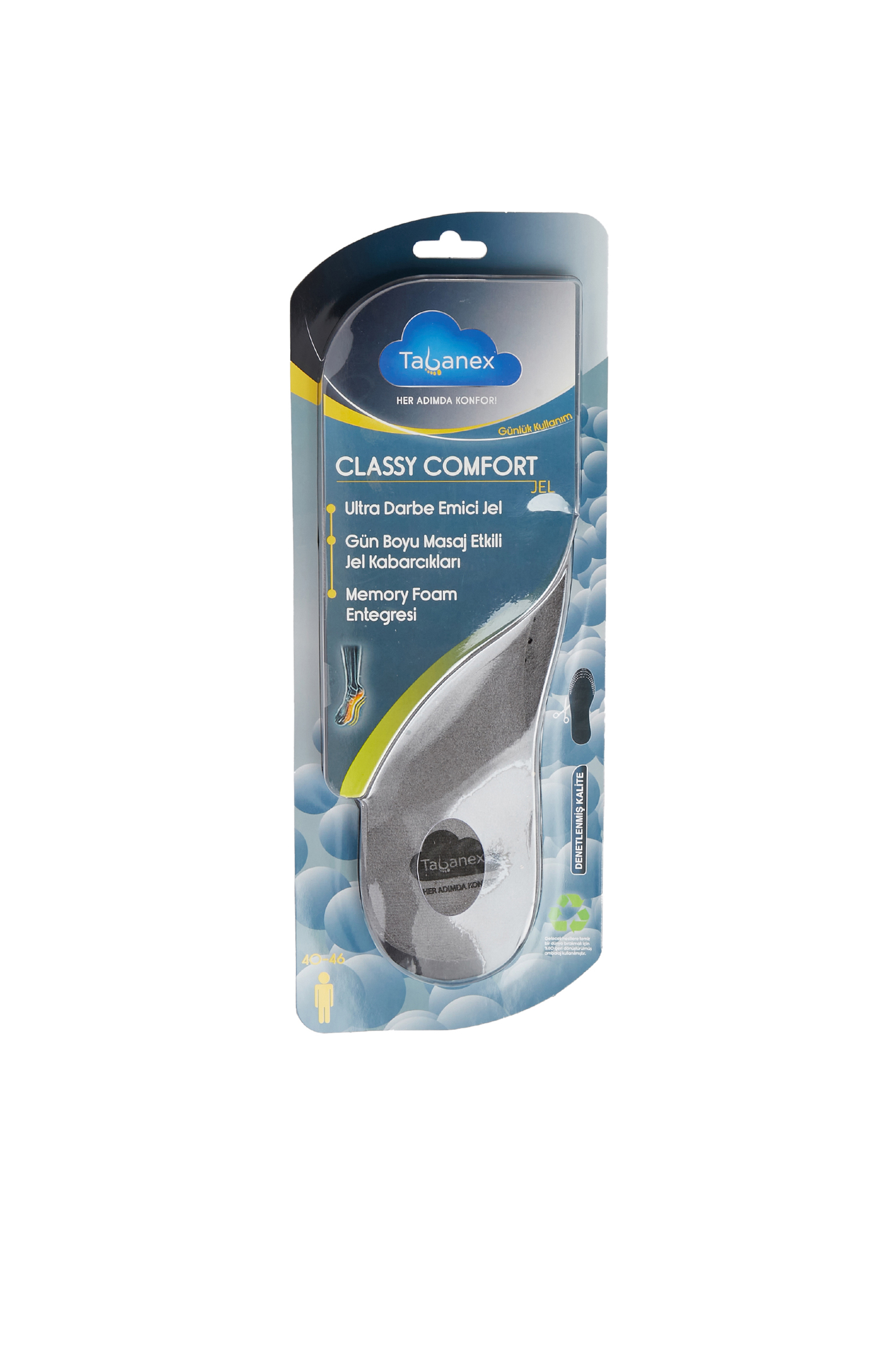 Gri Comfort Jel Taban