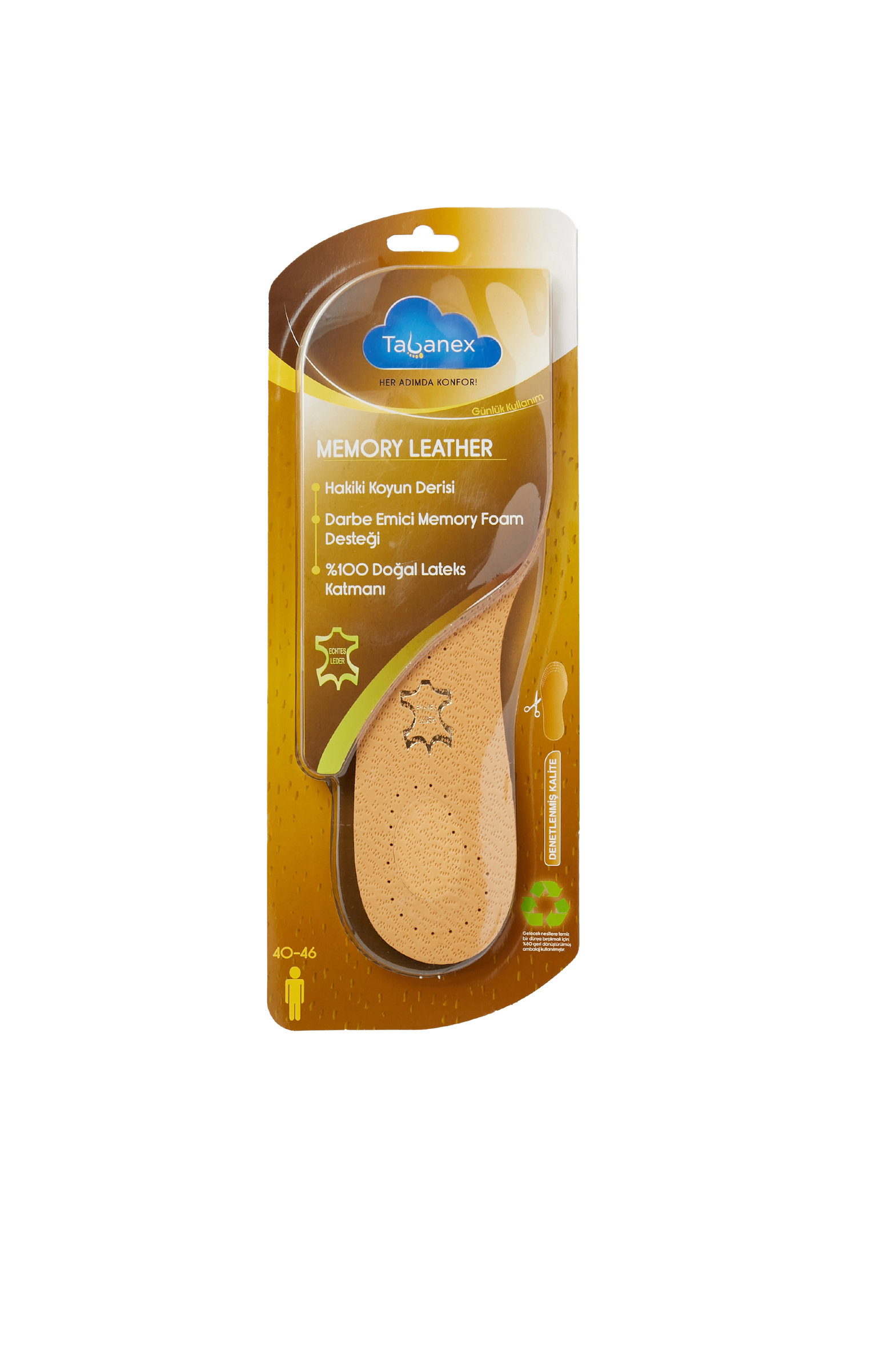 Nude Comfort Deri Taban