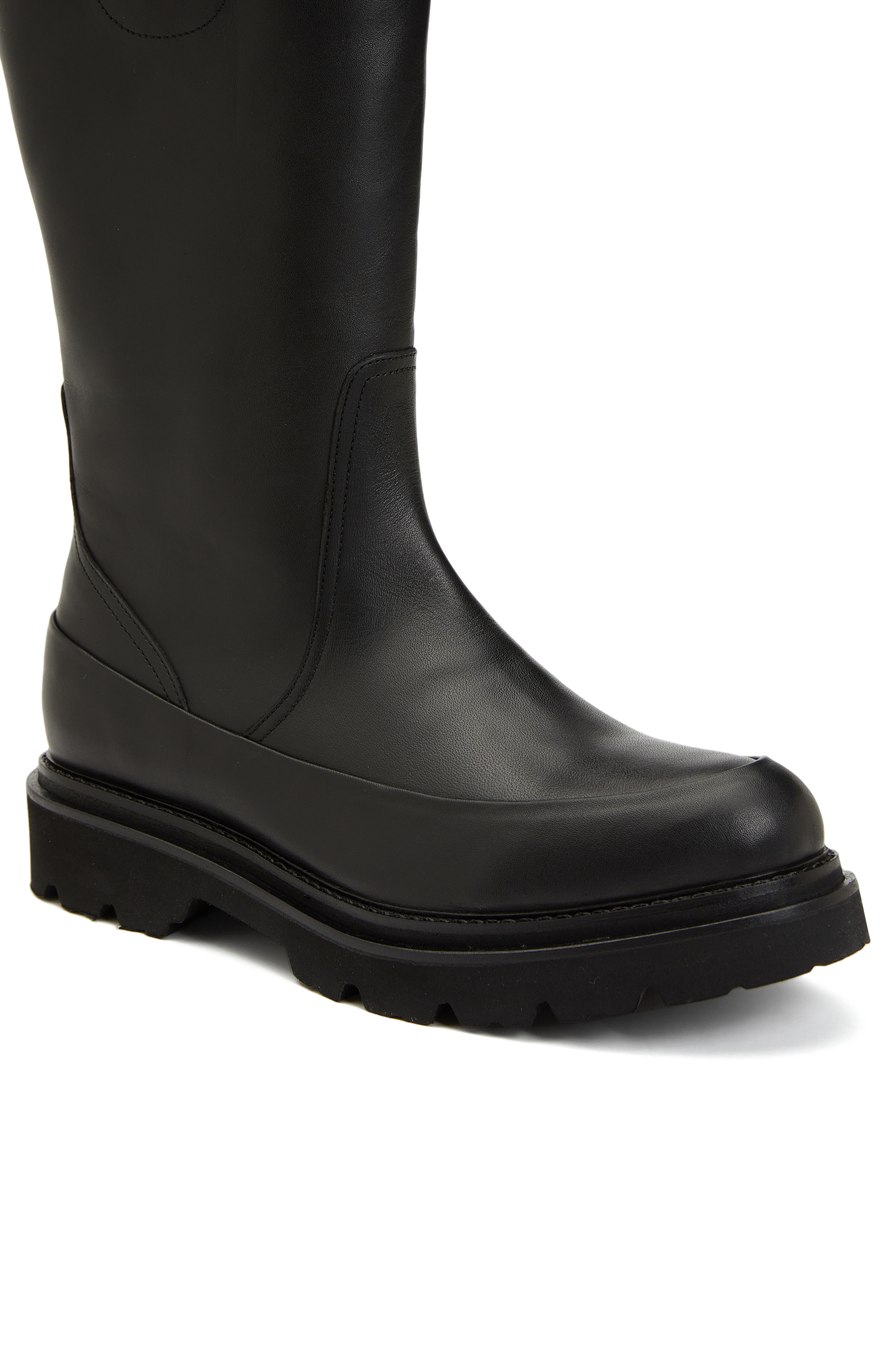 Siyah Kadın Deri Çizme