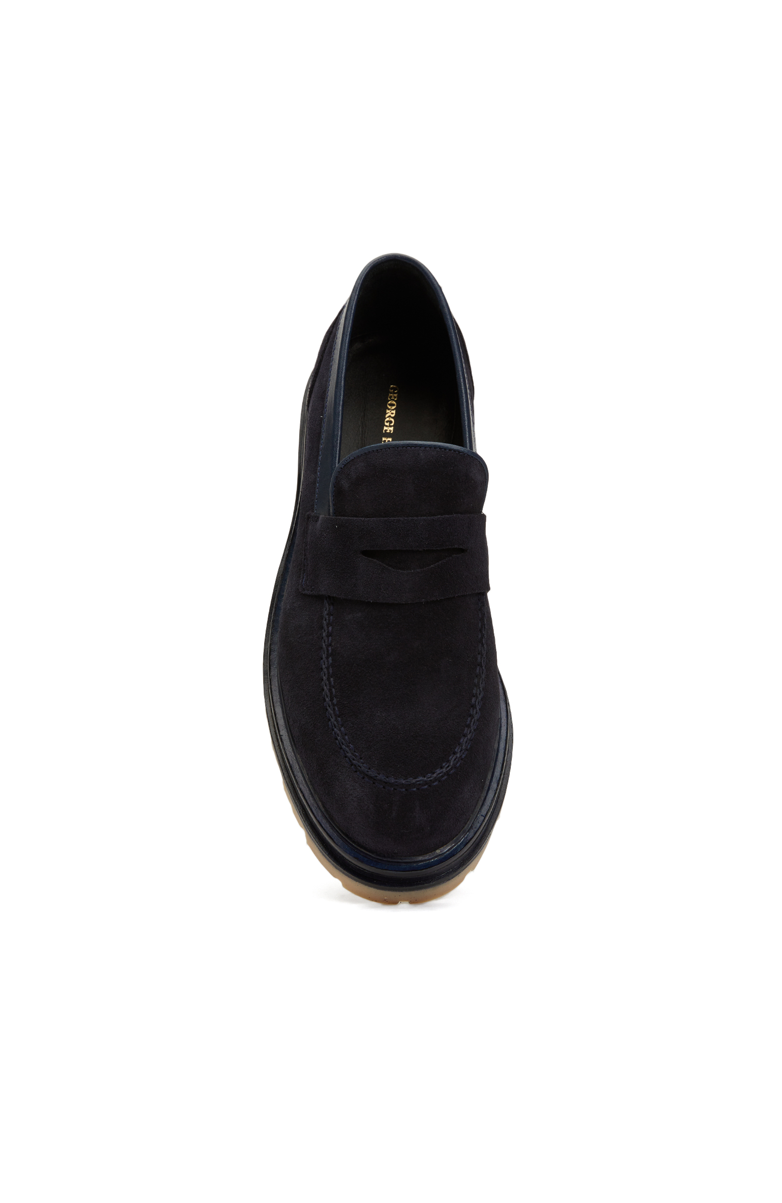 Lacivert Erkek Süet Deri Loafer