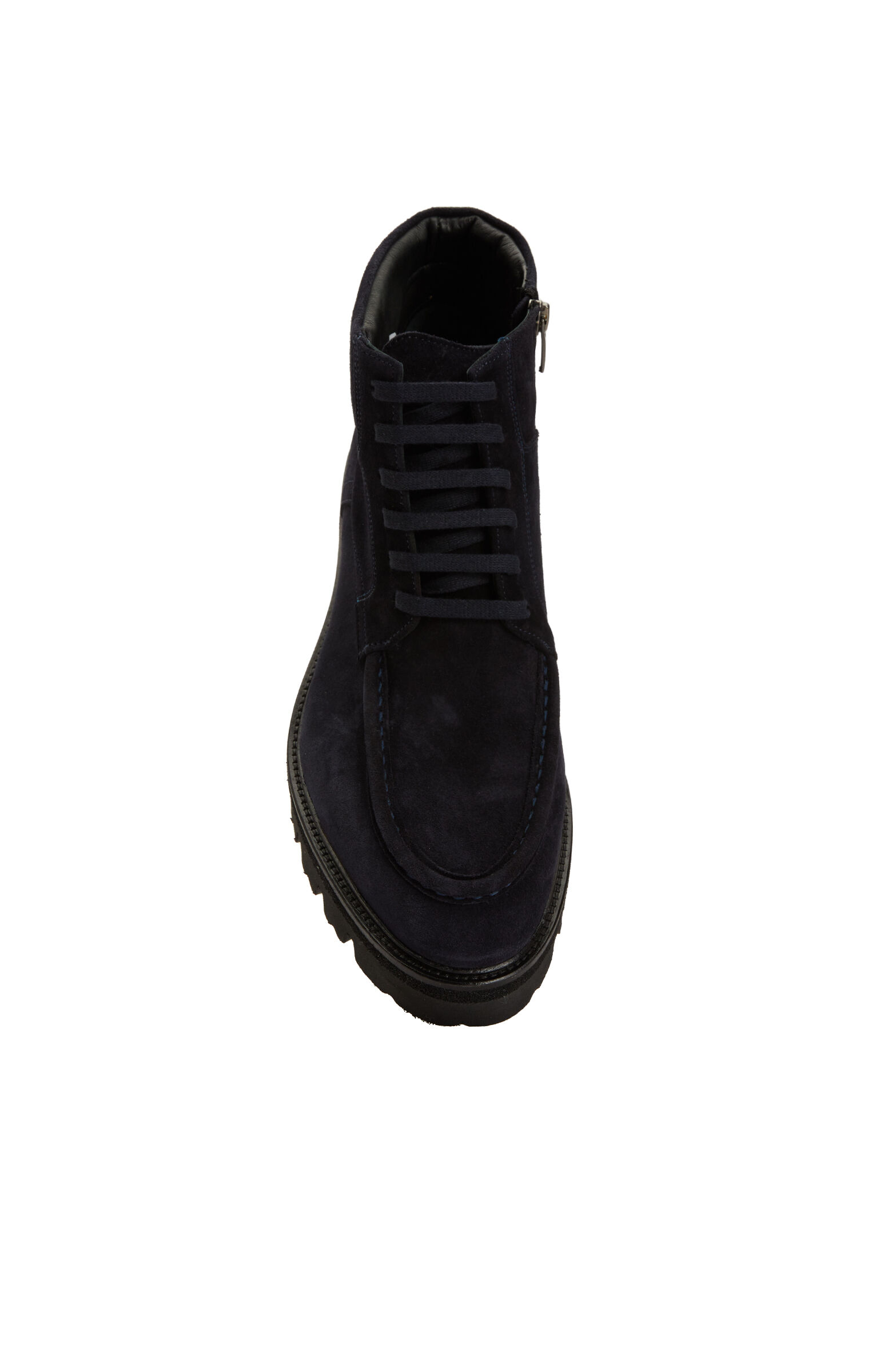 Navy Blue Men's Suede Leather Boot