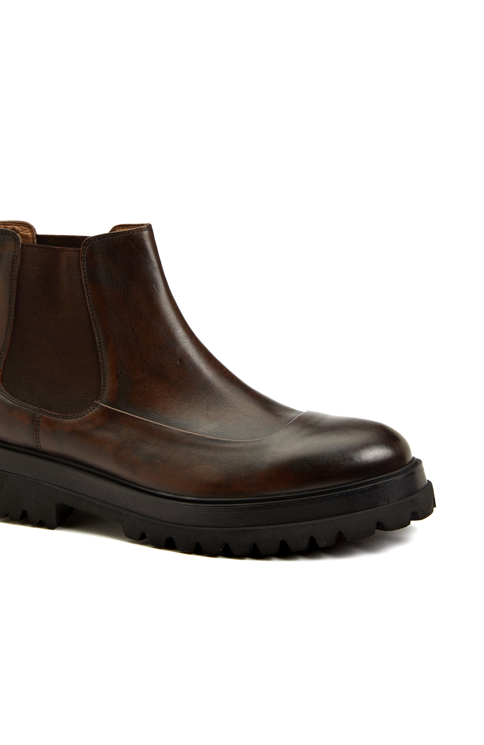 Kahverengi Erkek Deri Bot