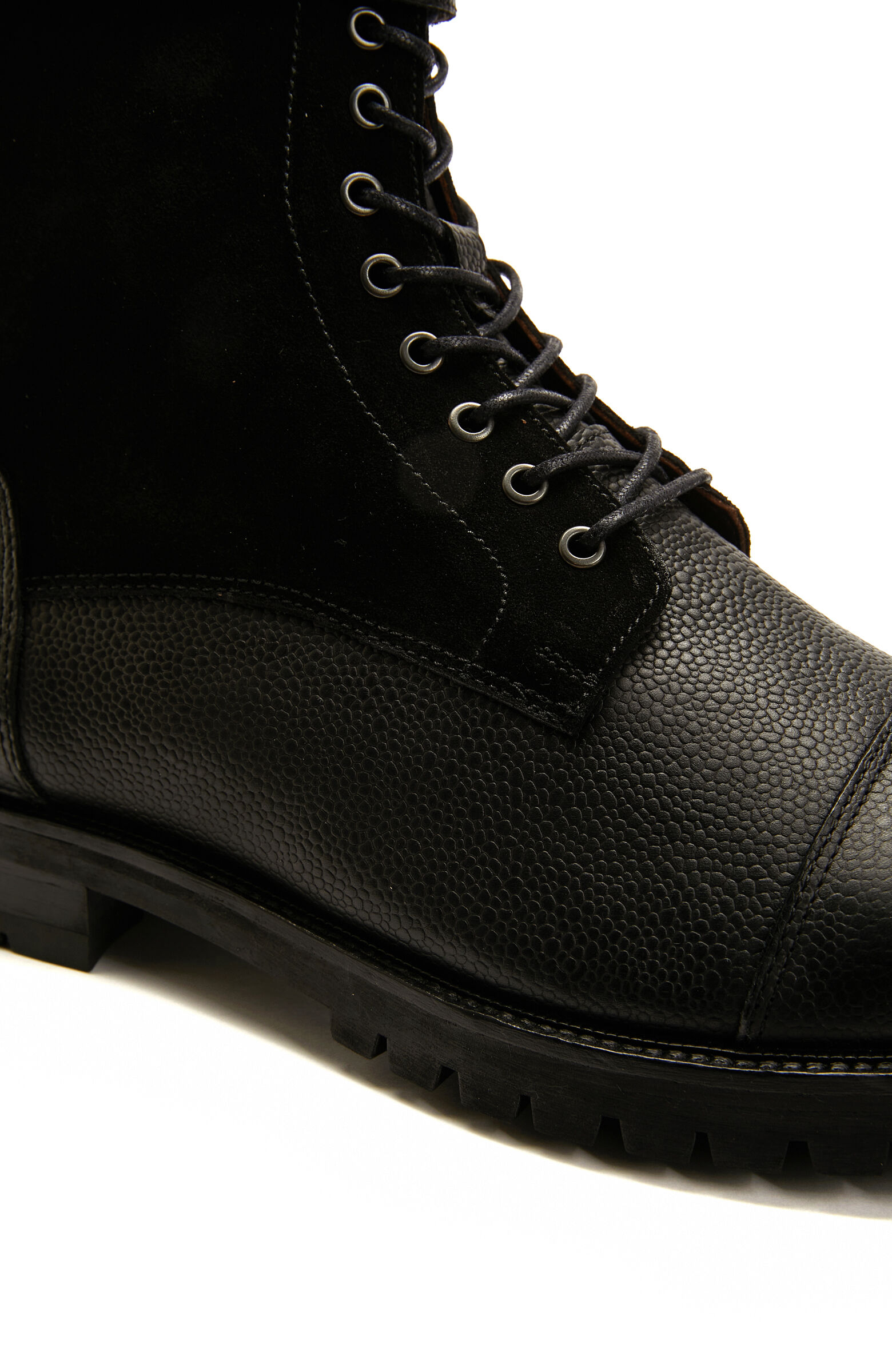 Siyah Erkek Süet Deri Bot