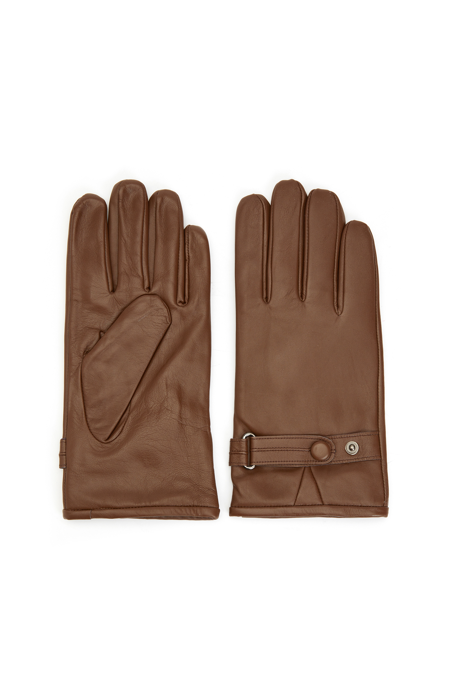 Kahverengi Erkek Deri Eldiven 