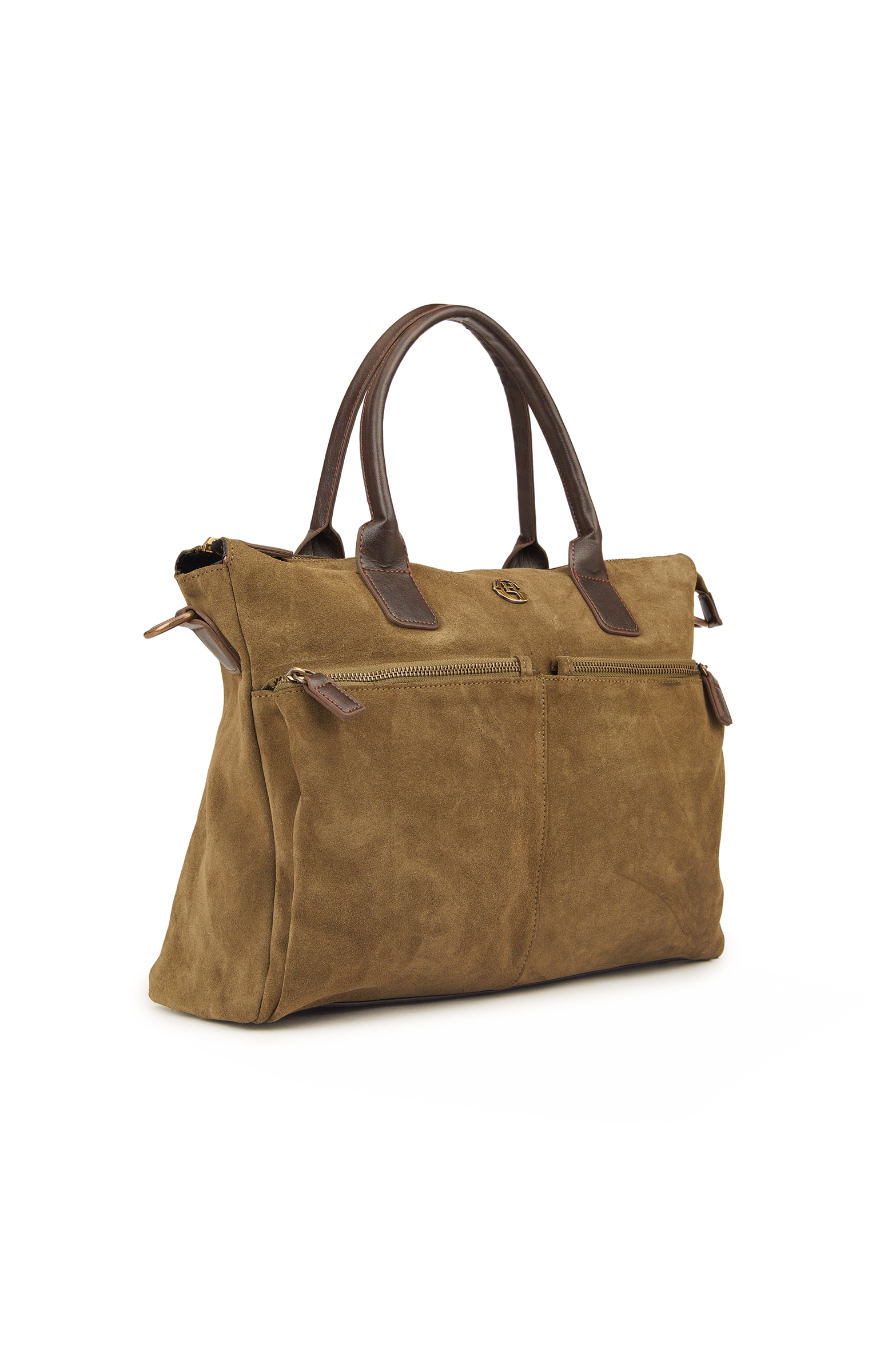 Haki Erkek Süet Laptop Çantası