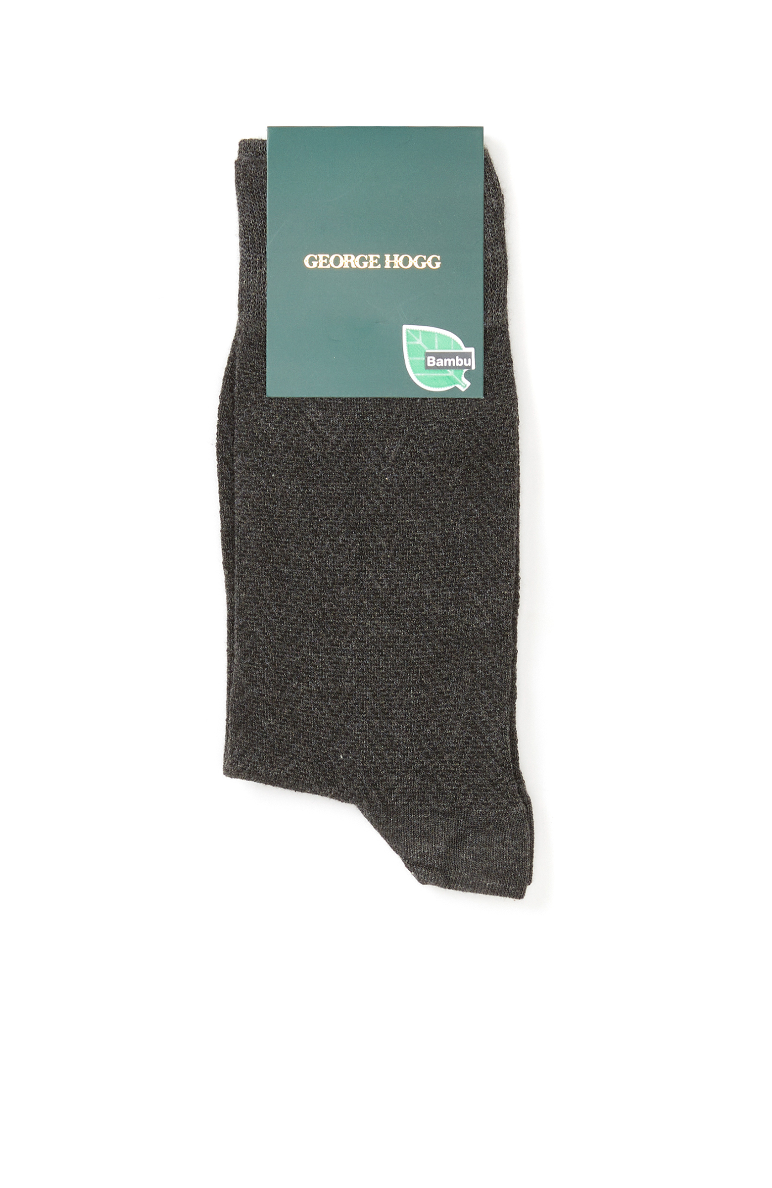 Antrasit Erkek Bambu Pamuklu  Soket Çorap
