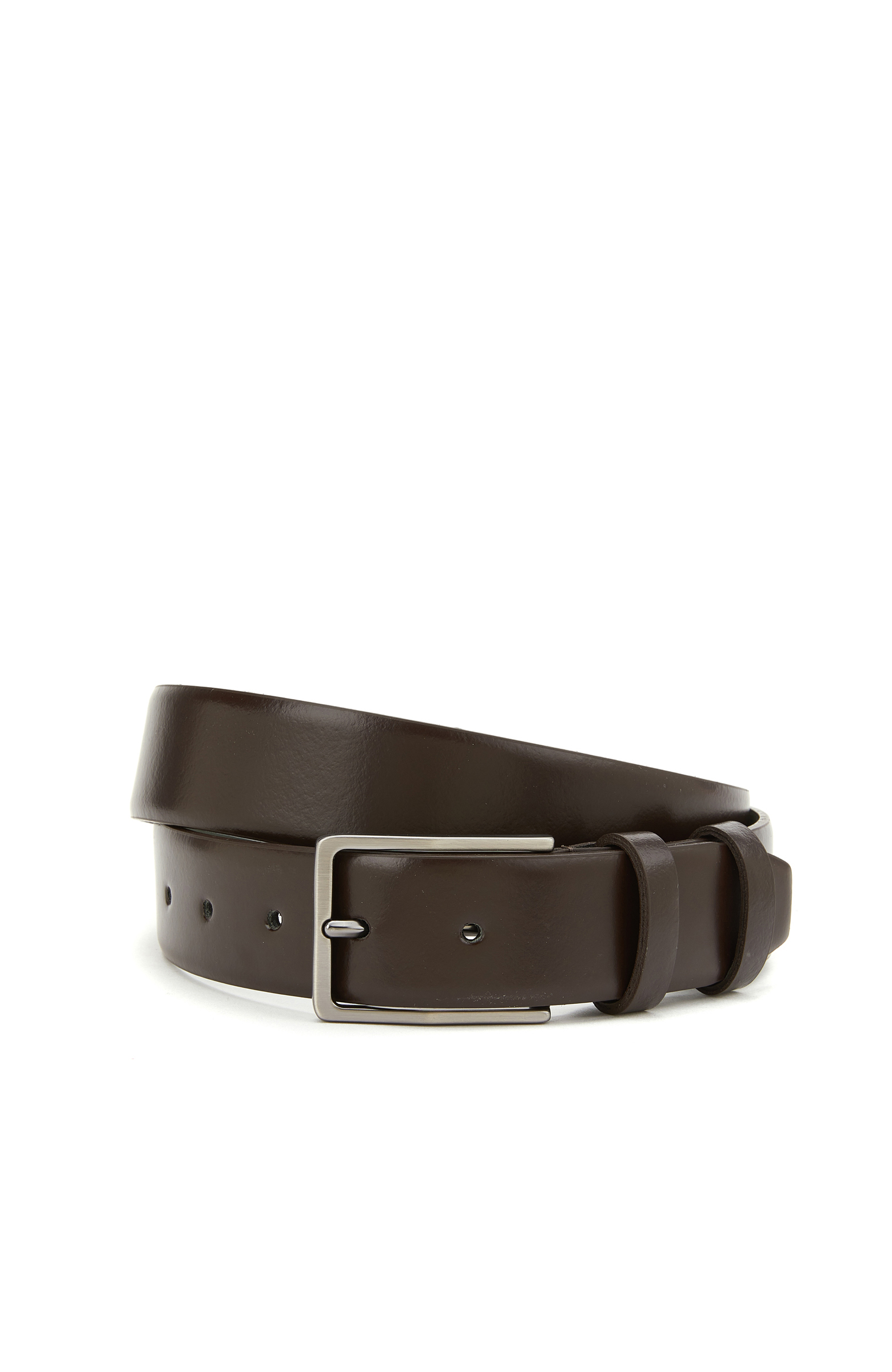 Kahverengi Mat Erkek Deri Kemer