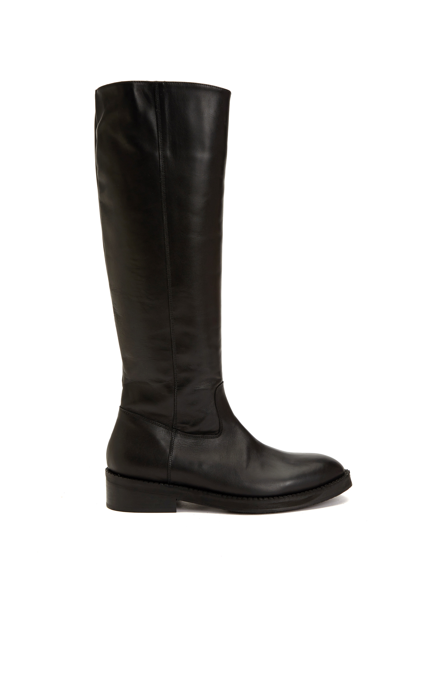 Siyah Kadın Deri Çizme